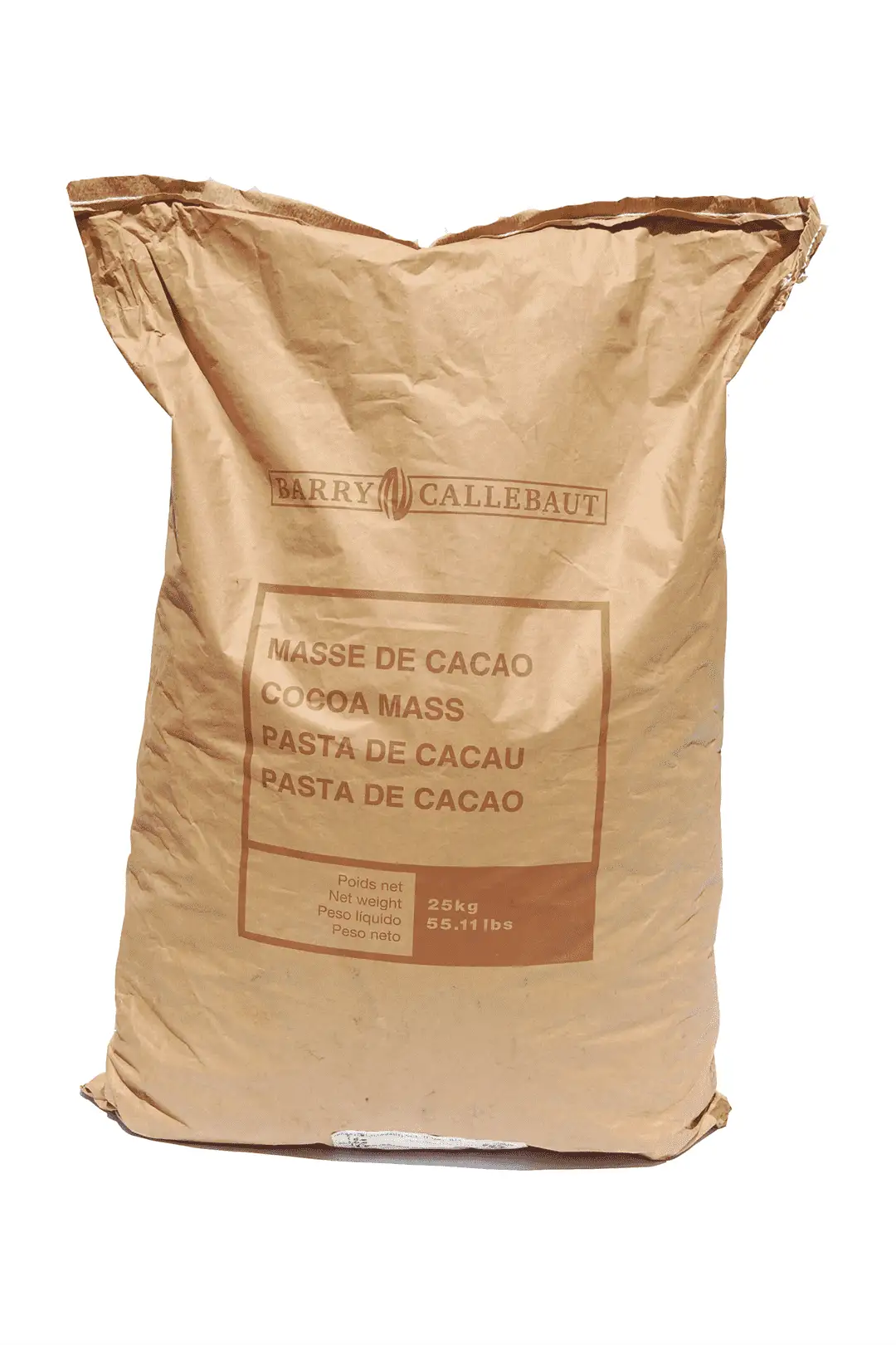 LICOR/PASTA DE CACAO ALCALINO BARRY BOLSA 25 KG